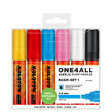 Pack 6 rotuladores acrílicos ONE4ALL 327HS Basic-Set 1