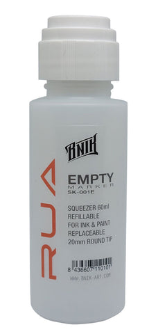 RUA vacío 60ml - 20mm
